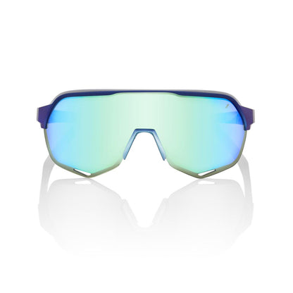 100% S2 - Matte Metallic Into the Fade - Blue Topaz Multilayer Mirror Lens