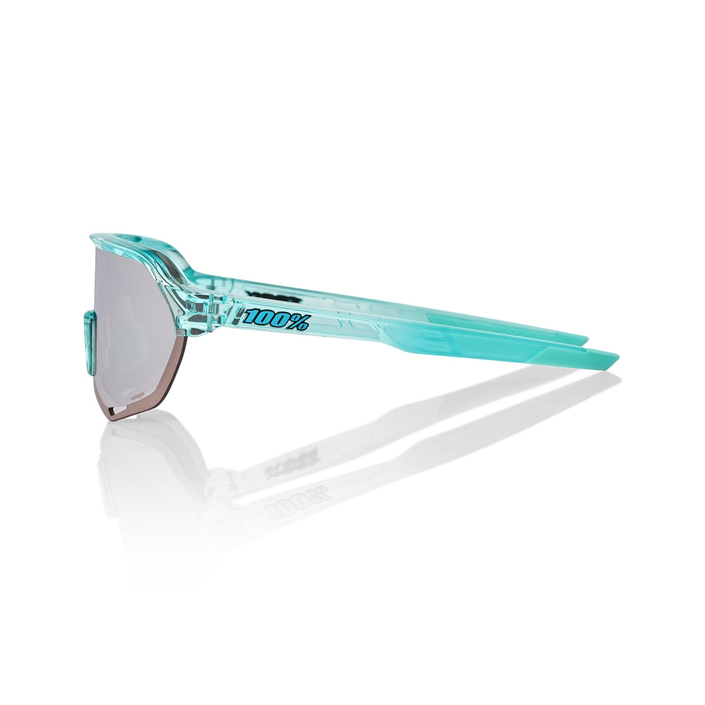 100% S2 - Polished Translucent Mint - HiPER Silver Mirror Lens