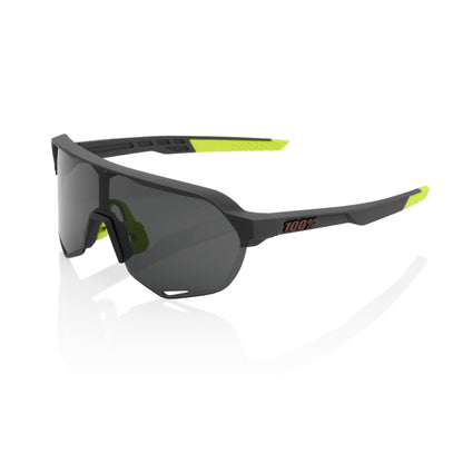 100% S2 - Soft Tact Cool Grey - Smoke Lens - OS