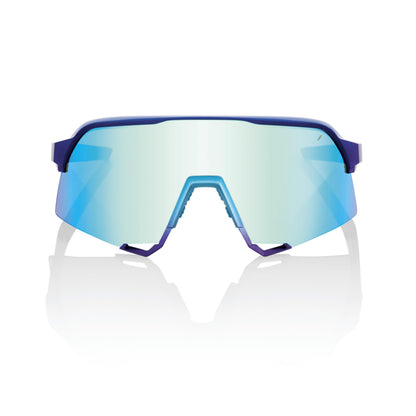 100% S3 - Matte Metallic Into the Fade - Blue Topaz Multilayer Mirror Lens