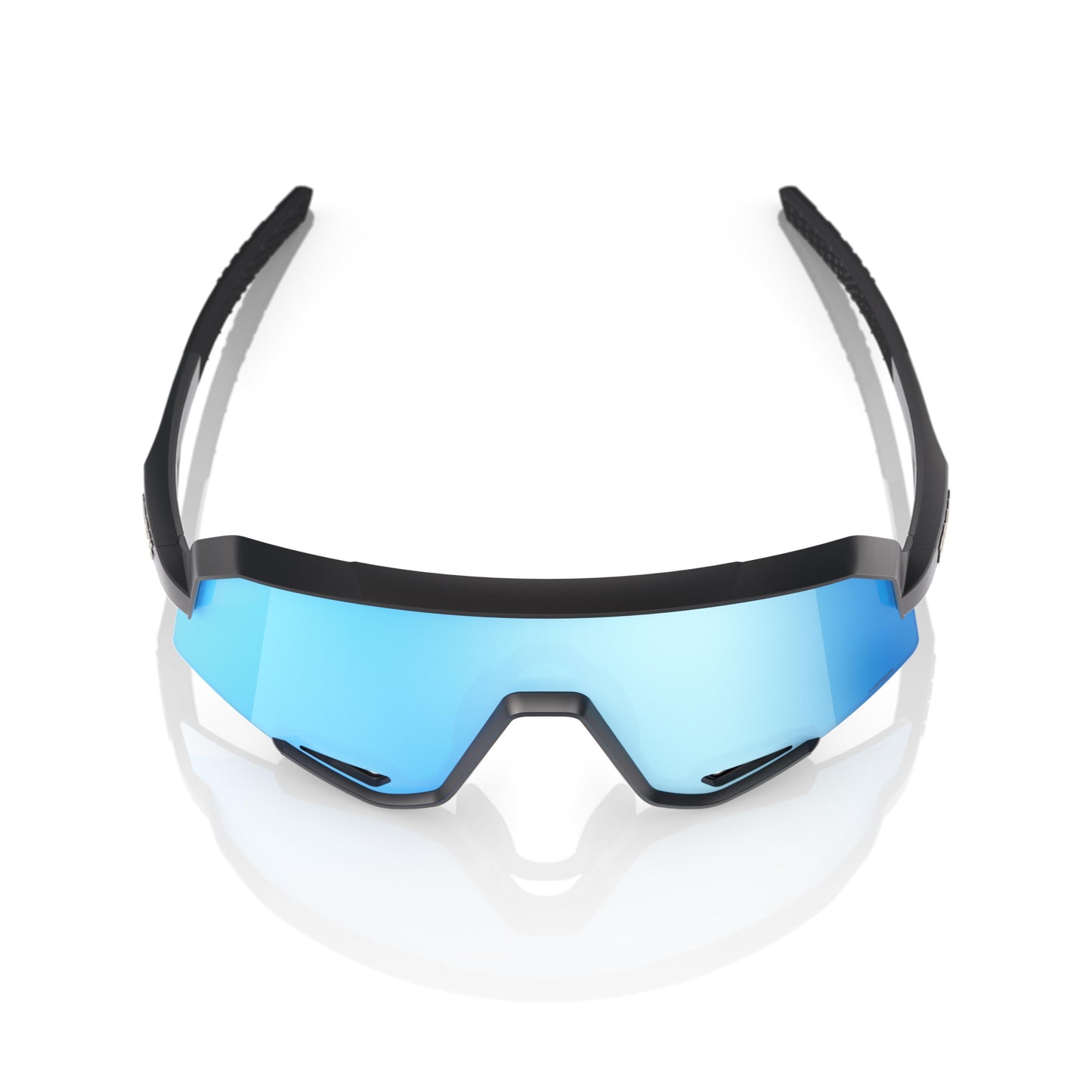 100% Slendale - Matte Black - HiPER Blue Multi Layer Mirror Lens