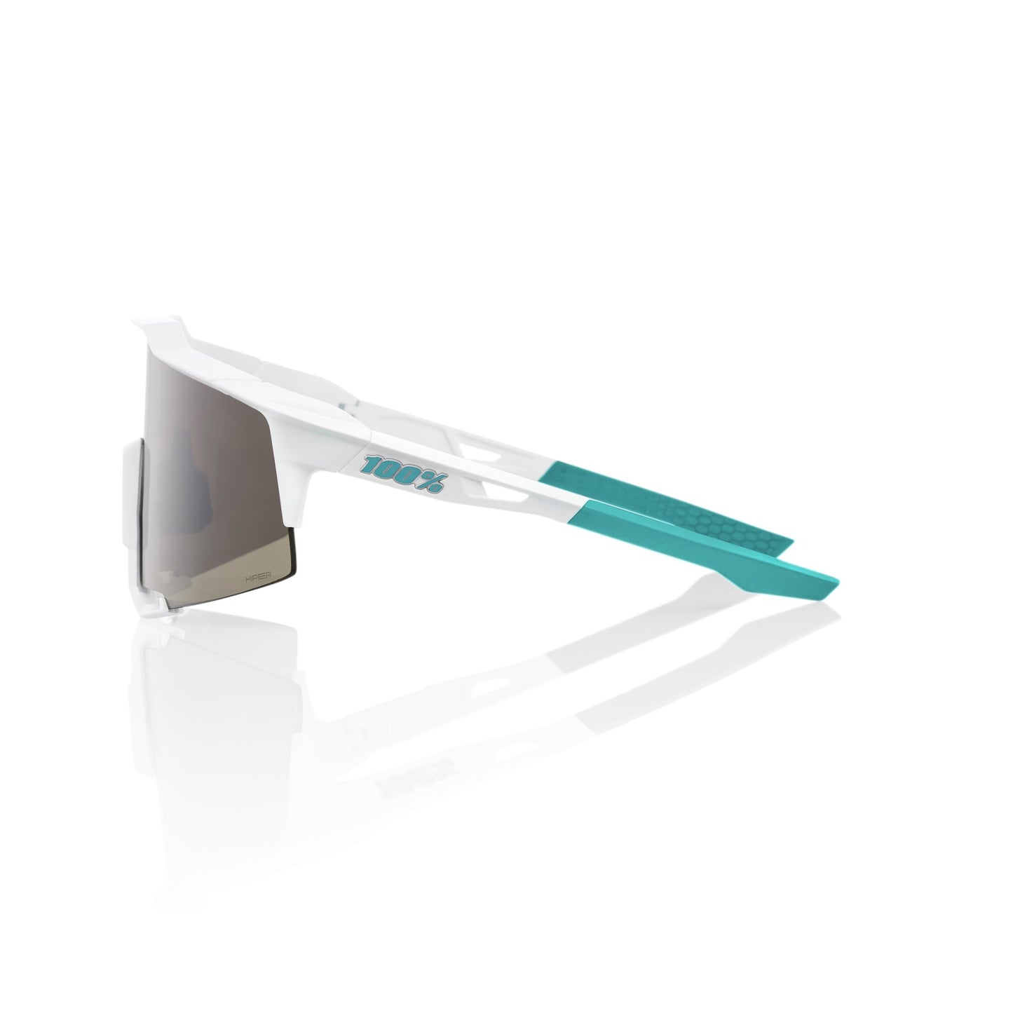 100% Speedcraft - Bora Hans Grohe Team White - HiPER Silver Mirror Lens