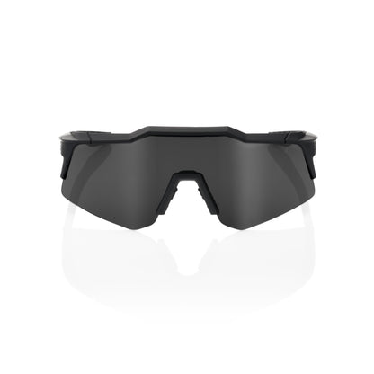 100% Speedcraft XS - Soft Tact Black - Smoke Lens