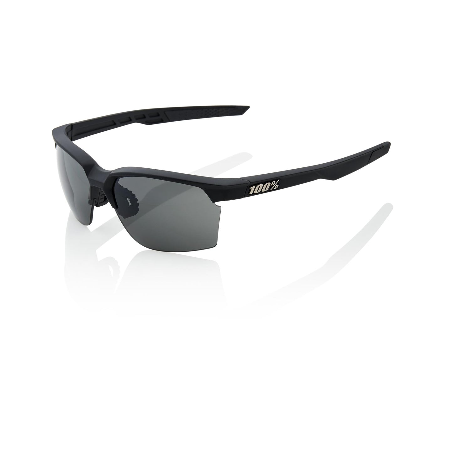 100% Sportcoupe - Soft Tact Black - Smoke Lens