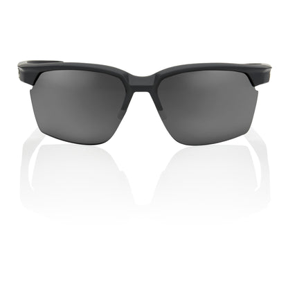 100% Sportcoupe - Soft Tact Black - Smoke Lens