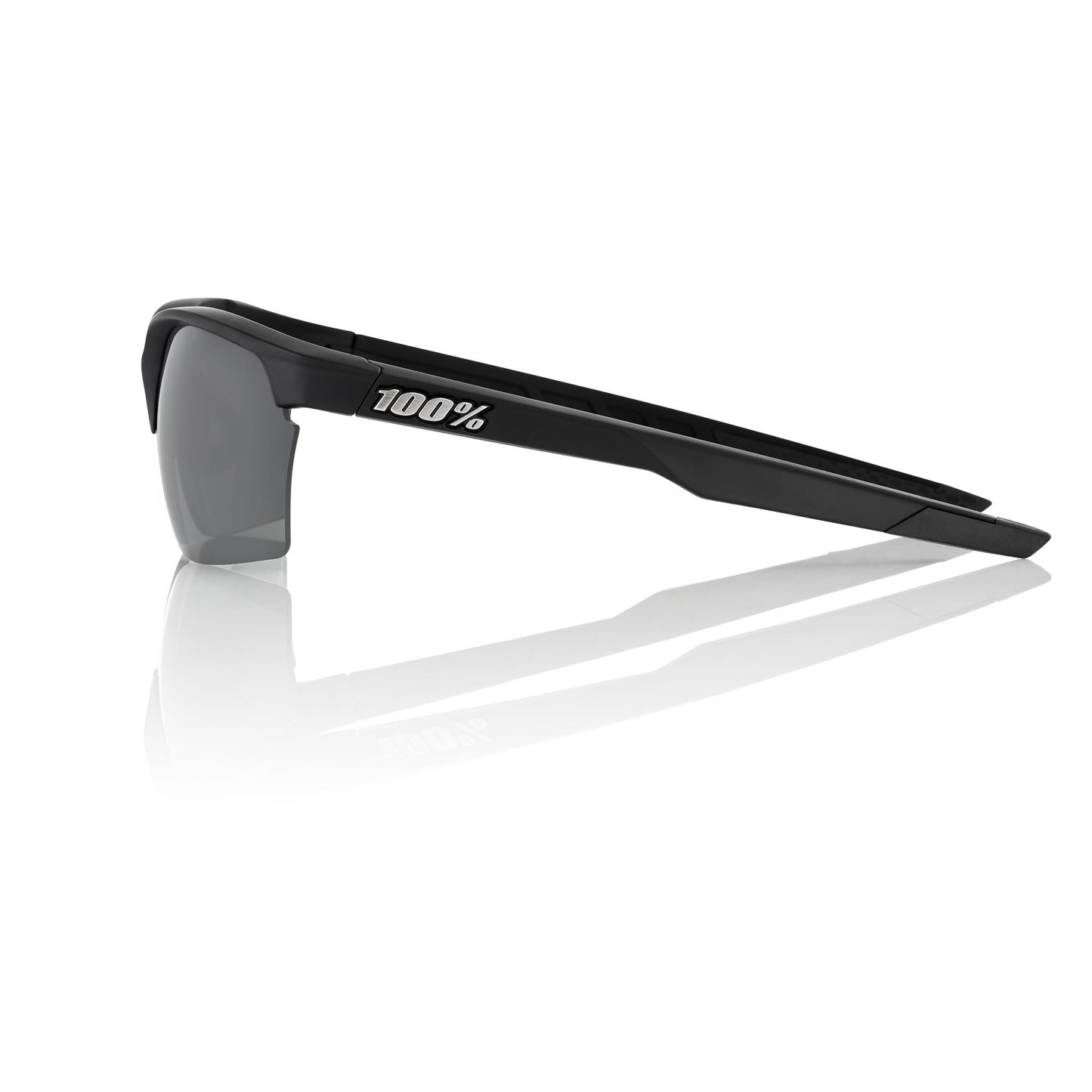 100% Sportcoupe - Soft Tact Black - Smoke Lens