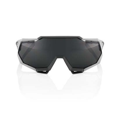 100% Speedtrap - Soft Tact Stone Grey - Smoke Lens