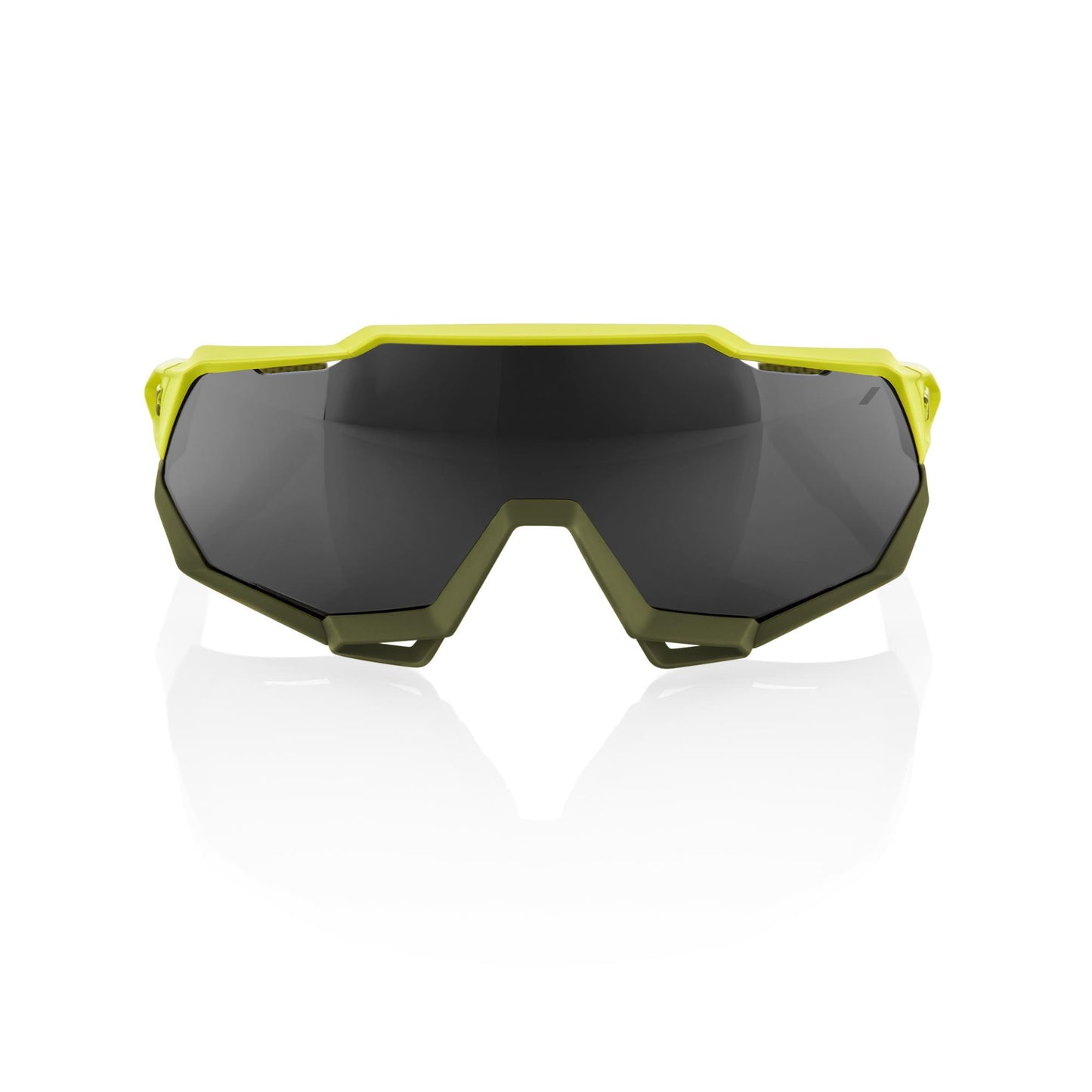 100% Speedtrap - Soft Tact Banana - Black Mirror Lens