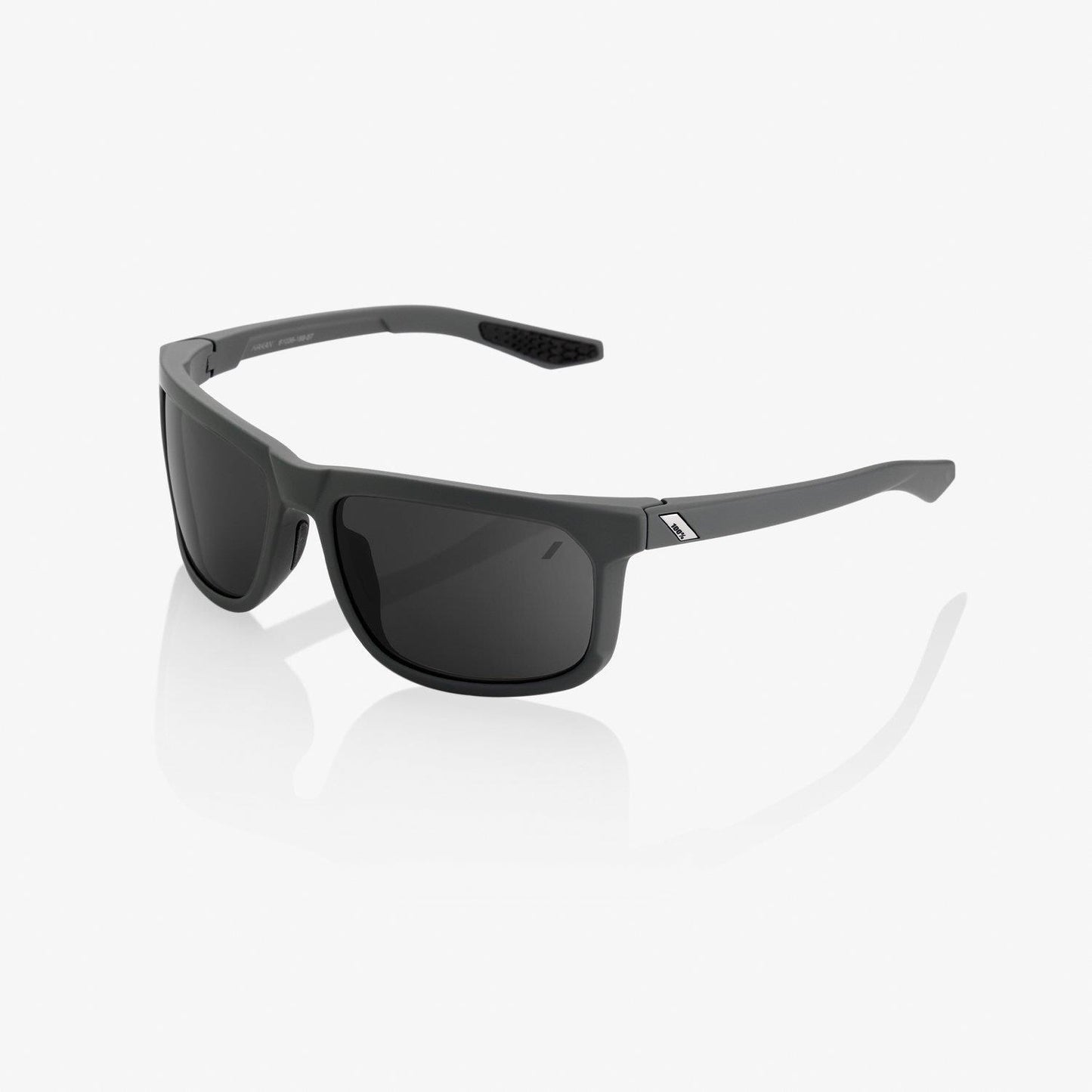 100% Hakan - Soft Tact Cool Grey - Smoke Lens