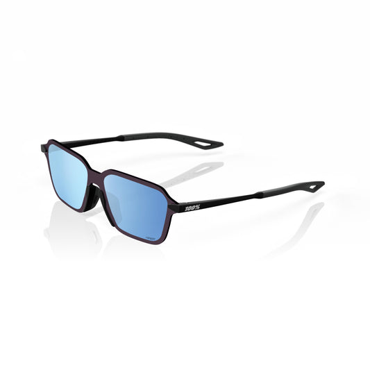 100% Legere Trap - Soft Tact Black - HiPER Blue Multilayer Mirror Lens