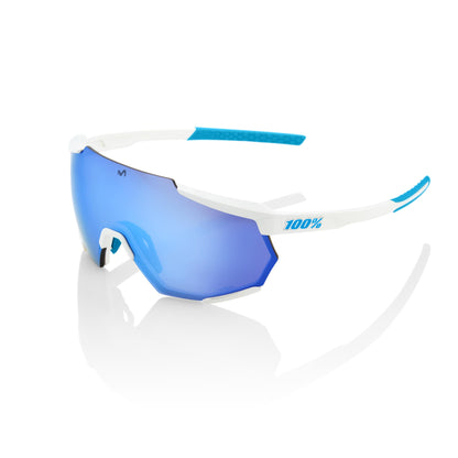 100% Racetrap - SE Movistar Team White HiPER Blue Multilayer Mirorlens