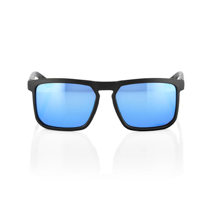 100% Renshaw - Matte Black - HiPER Blue Multilayer Mirror Lens