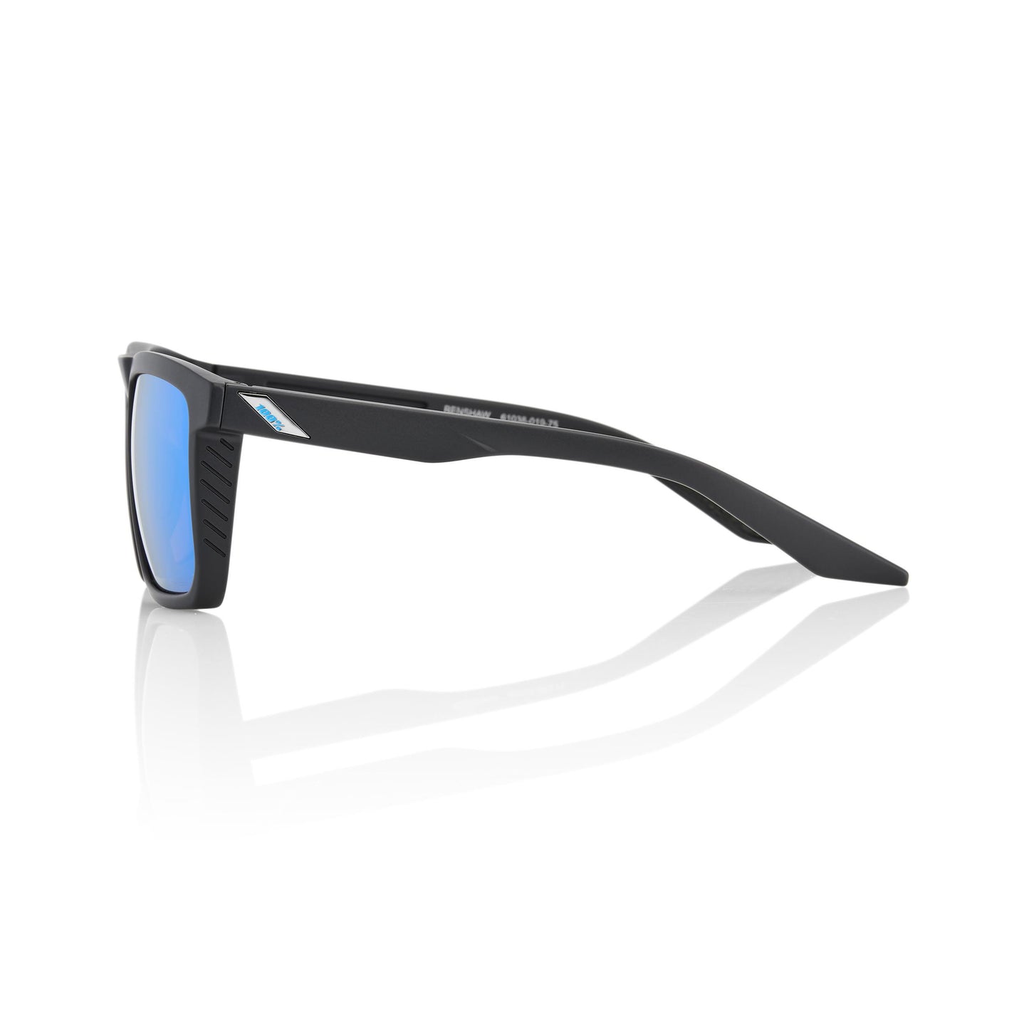 100% Renshaw - Matte Black - HiPER Blue Multilayer Mirror Lens