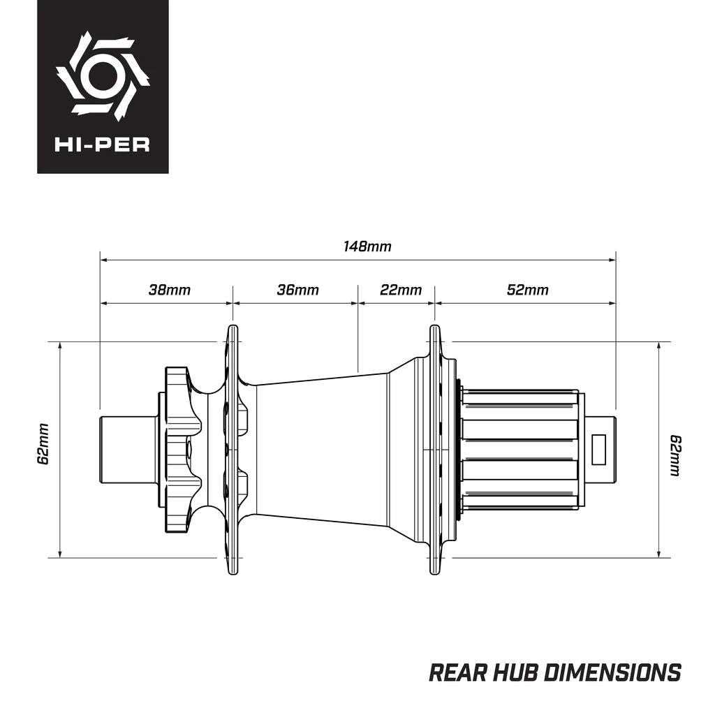 Lyne Hi-Per Rear Hub