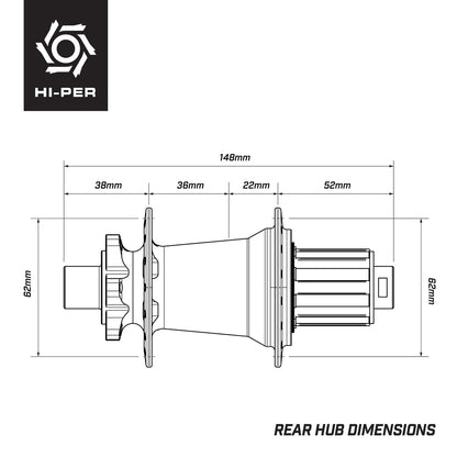 Lyne Hi-Per Rear Hub