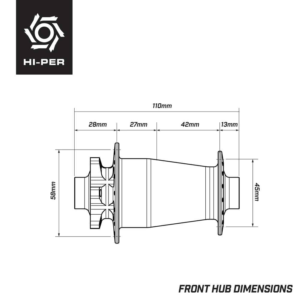 Lyne Hi-per Front Hub