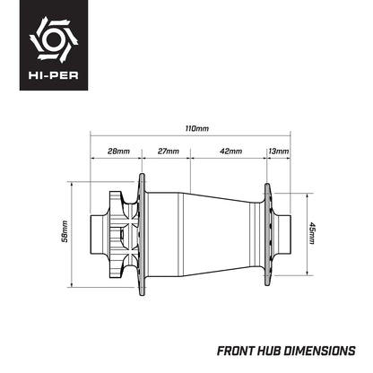 Lyne Hi-per Front Hub